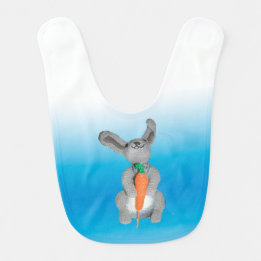 Bavoir Bib - Lapin avec carotte