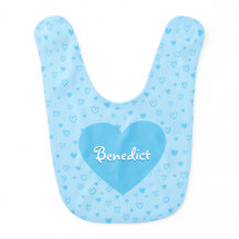 Cute personnalisée Kawaii Coeur Bleu Pastel Nom