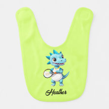 Dinosaure de tennis bleu