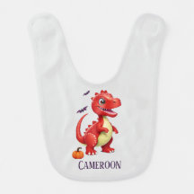 Dinosaure d'Halloween rouge