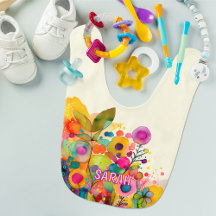 Fille Florale moderne colorée