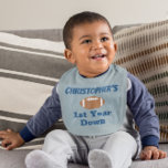 Bavoir Football 1er anniversaire<br><div class="desc">1ère année bas football garçon premier anniversaire</div>