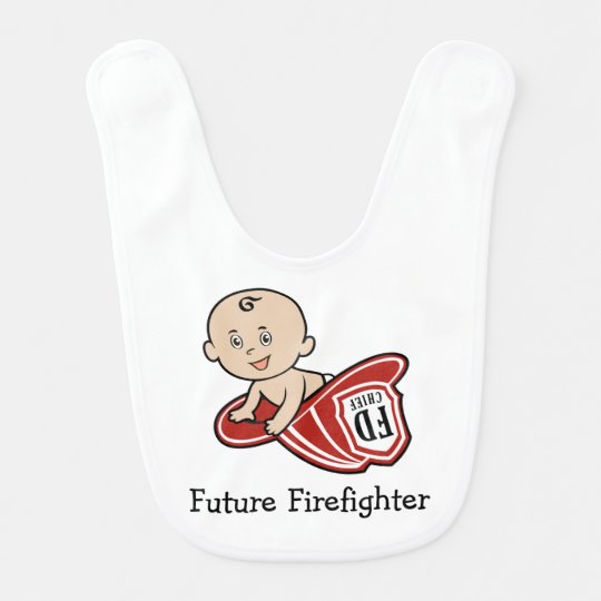 Bavoir Futur Bib Bebe Pompier Zazzle Fr