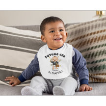 Futur PDG - Drôle Business Baby Bib