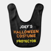 Nom du bébé Halloween Costume Protector Black