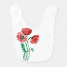Pavots rouges dans l'aquarelle