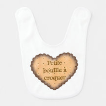 Bavoir petite bouille à croquer