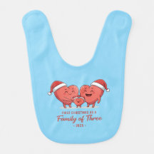 Premier Noël En Famille De Trois Coeur 2025