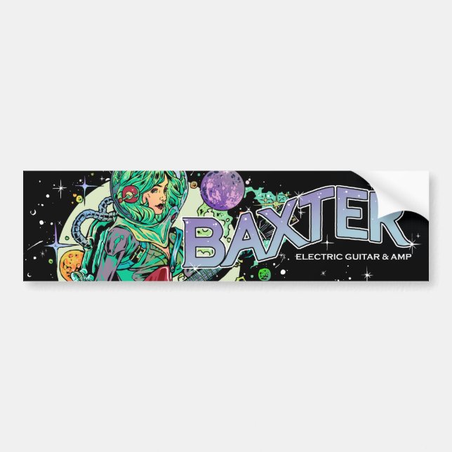 Baxter Cosmonaut Bumper Sticker (Devant)