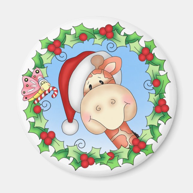 BaZoople Joie de Noël Gertrude Magnet (Devant)