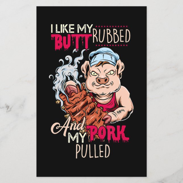 BBQ|BBQ Grillmaster Like Butt Rubbed & Pork Pulbbe (Devant)