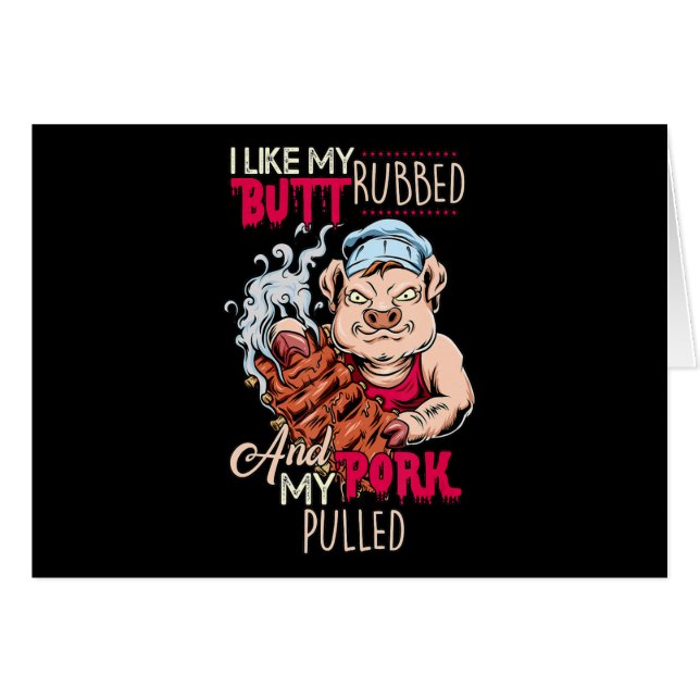 BBQ|BBQ Grillmaster Like Butt Rubbed & Pork Pulbbe (Devant horizontal)