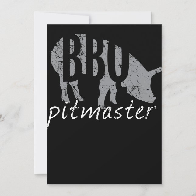 BBQ | BBQ Pitmaster Pig Grill Fars Day (Devant)