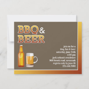 BBQ & Beer Party Invitation Appartement