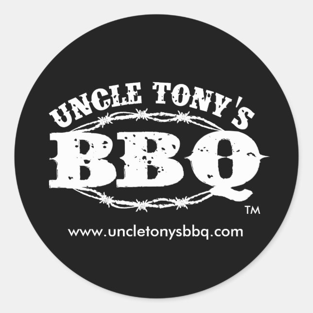 BBQ de l'oncle Tony, Stickers (Devant)