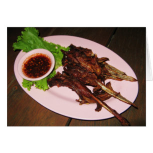 BBQ Duck Beaks ... Carte alimentaire thaïe asiatiq