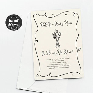 BBQ Genre Reveillez Invitation