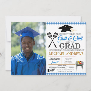 BBQ Graduation Invitation