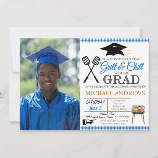 BBQ Graduation Invitation