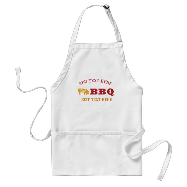BBQ King ajouter modifier le texte Tabliers (Devant)