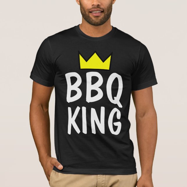 BBQ KING FÊTE DES PÈRES DAD T-SHIRTS (Devant)