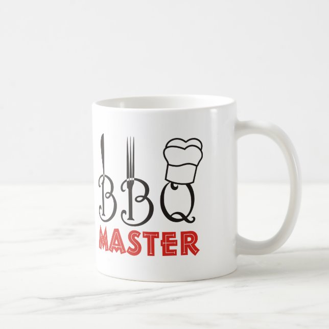 Bbq Master Fêtes des pères Mugs (Droite)