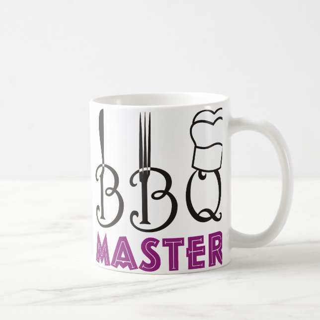Bbq Master Fêtes des pères Mugs (Droite)