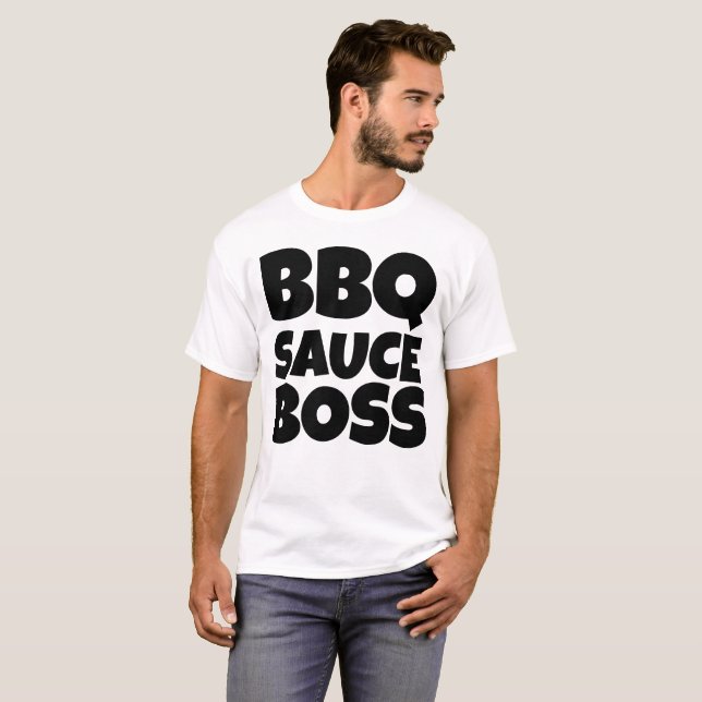 BBQ SAUCE BOSS PAD T-SHIRT (Devant entier)