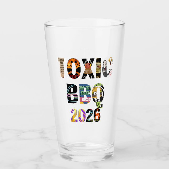 BBQ Toxique 2026 Verre (Devant)