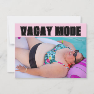 BBW BEACH BIG BATHING BEAUTY VACAY MODE Cartes pos