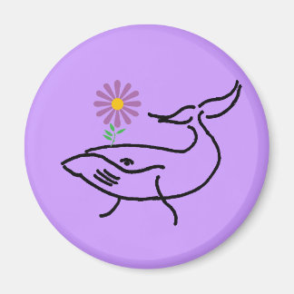 BD- Aimant de dessin de baleine