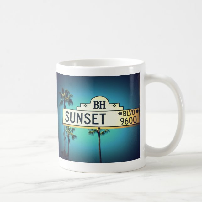 Bd. de coucher du soleil. Tasse (Droite)