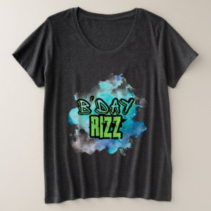 B'Day (Anniversaire) Rizz Green Et Monochromatic B