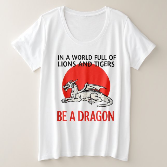 Be a Dragon - Unique design Imaginaire (Design devant)