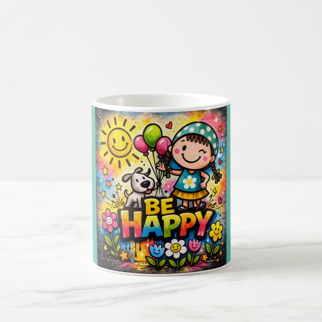 Be Happy Mug (Centre)