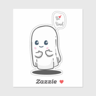Be Kind fantost, autocollant Ghost Clipart