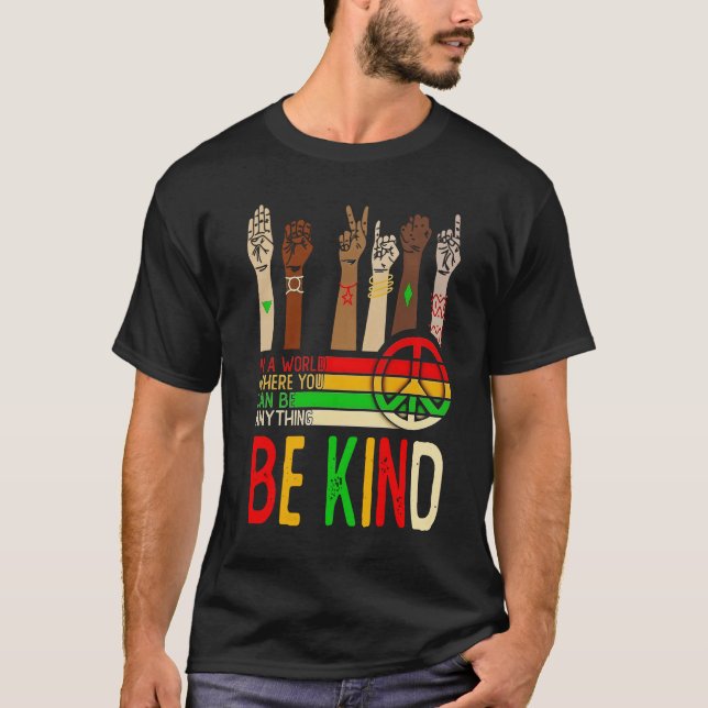 Be Kind Peace Diversity T-shirt - Unité et égalité (Devant)