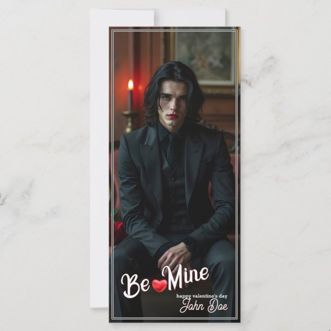 Be Mine – Dark Romantic Valentine Portrait Art (Devant)