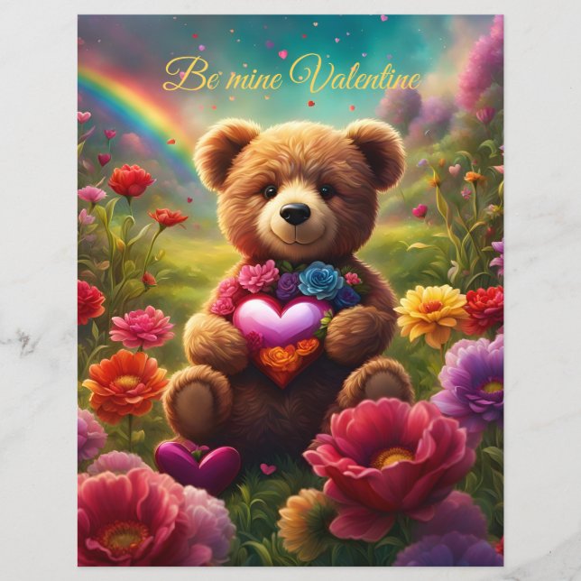 Be mine Valentine Teddy 1 (Devant)