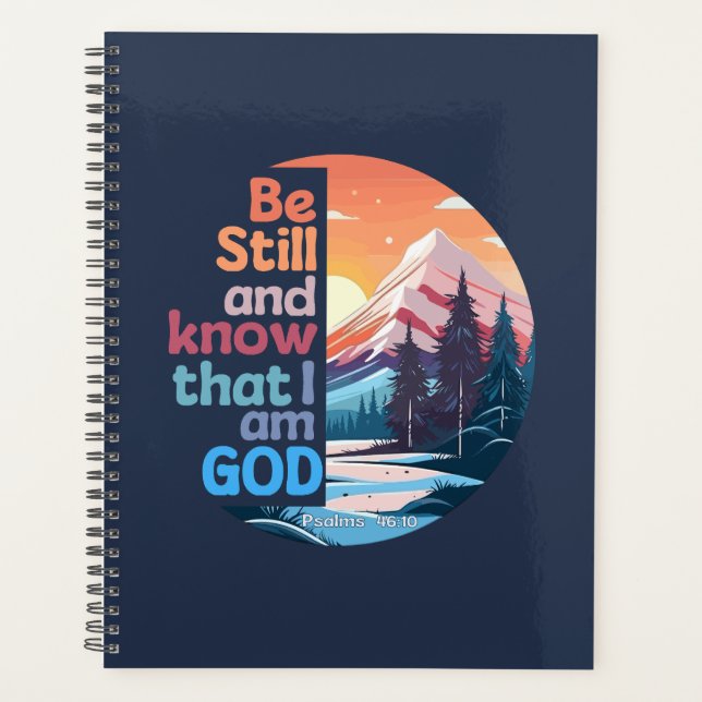 Be still and know that I am God Bible Verse (Devant)
