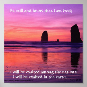 Be Still Glory Poster