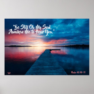 "Be Still My Soul", Affiche Artistique Awaken Matt