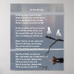 Be You My Vision Hymn Art Poster