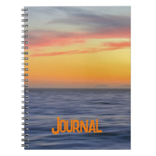 Beach Art Ocean Sunset Colorical Journal