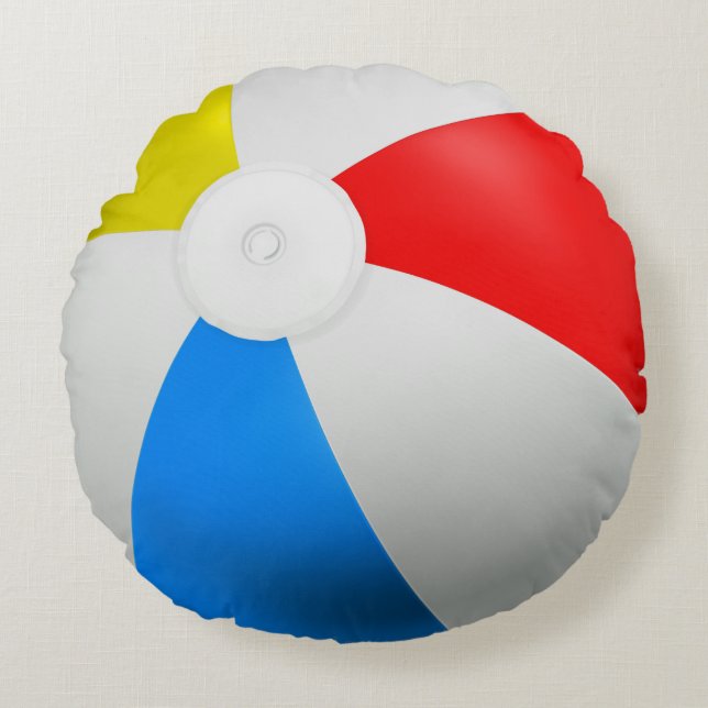 Beach Ball Coussin Pouf (Devant)