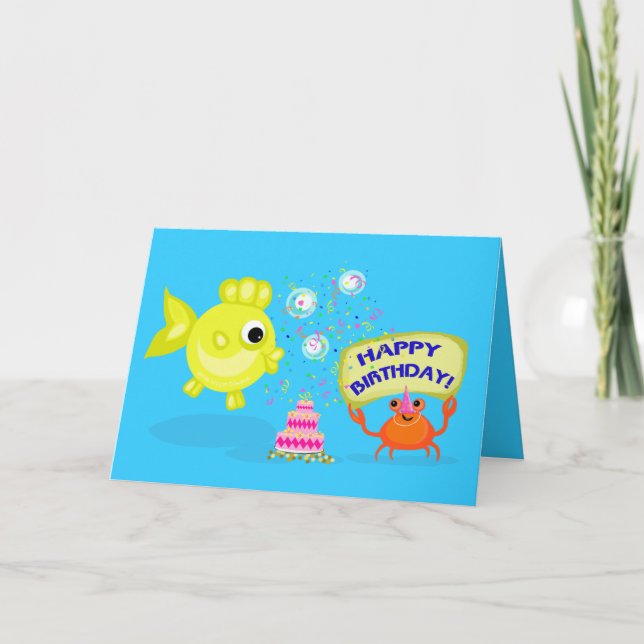 Beach Buddies 2 Carte Anniversaire (Devant)