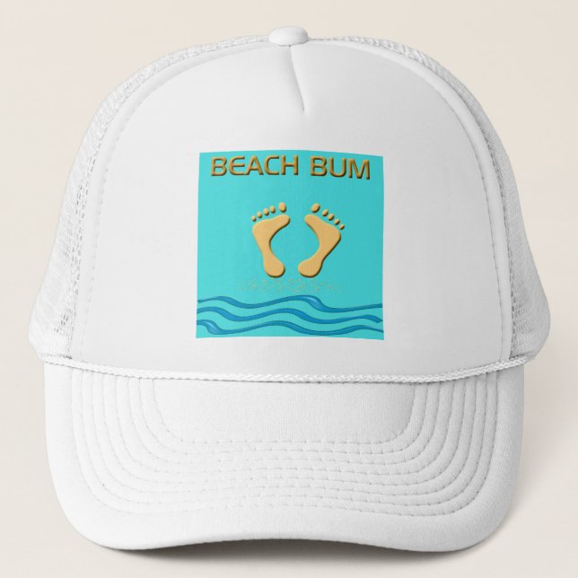 Beach Bum Baseball Casquette / Trucker Hat (Devant)