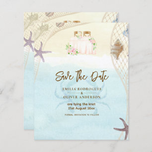 Beach Coastal Sauvez la date Sand Ocean Life