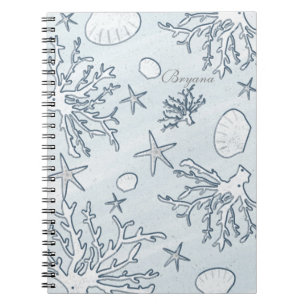 Beach Coral Reef Sea Shell & Starfish Carnet