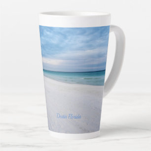 Beach Fence Destin du matin Floride Latte Mug